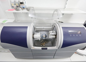 A CEREC milling machine.